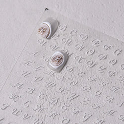 Romantic White Black Capital English Letters Chic Gold Punk Colorful Stamp Word 3D Self Adhesive Nail Art Sticker Manicure Decal (ONLINE ORDER ONLY)
