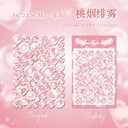 1PCS Kawaii Laser Bubbles Decorative Stickers Diary Idol Photocards DIY Craft Stickers Scrapbooking Stickers Confetti Sticker (Online Order Only)