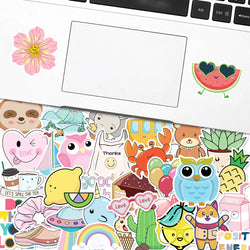 10/30/50/100PCS VSCO Cartoon Stickers For Girls Cute Decals DIY Notebook Phone Motorcycle Bicycle Laptop Suitable Trendy Sticker (Online Order Only)
