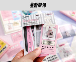 30Pcs Korean Ins Cute Girl Heart Scrapbooking Stickers Hand Account Idol Card Album DIY Phone Deco Material Stationery Sticker (ONLINE ORDER ONLY)