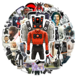 10/30/50PCS Skibidi Toilet Game Cartoon Stickers Graffiti Decals DIY Decoration Laptop Skateboard Notebook Car Kids Sticker Toys (ONLINE ORDER ONLY)
