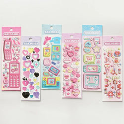 1pcs Ins Cute Love Magic Wand 3D Stickers Planner Journal Scrapbooking Decorative Sticker Aesthetic Kawaii Korean Stationery (Online Order Only)