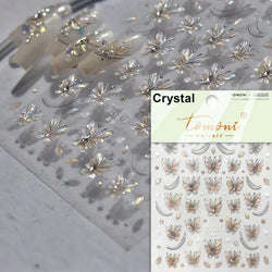 Delicate Tender Purple Butterfly Seal Pattern Insect Shiny Golden Stroke Nail Art Decoration Sticker Dressy Laser Manicure Decal (ONLINE ORDER ONLY)