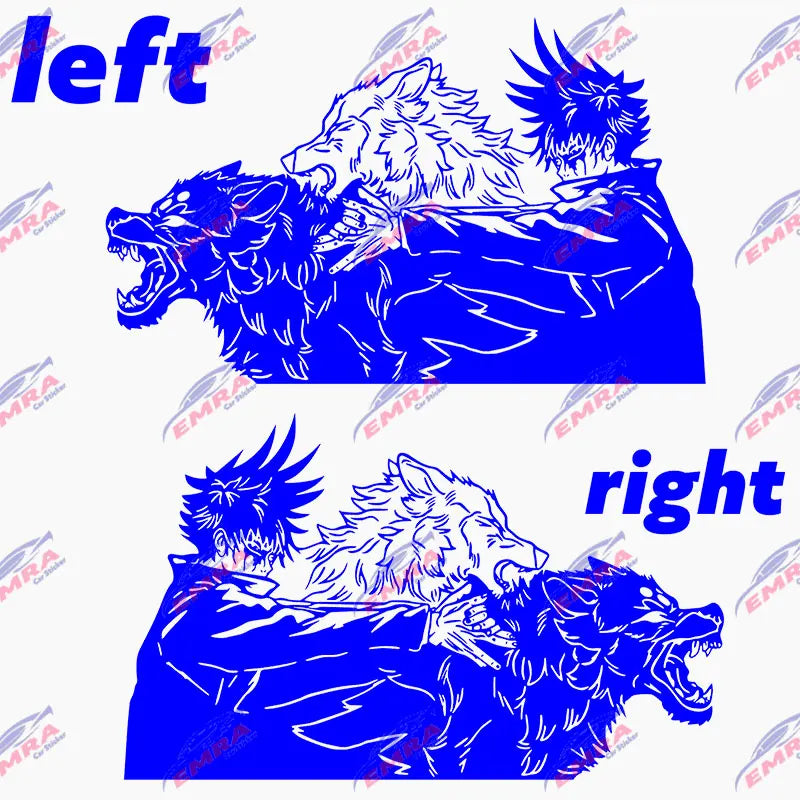 Large Anime Decal Graphic For Cars Sticker Decoration Side Hood Auto Parts Die Cutting Water Proof Vinyl Decals Accessories (ONLINE ORDER ONLY)