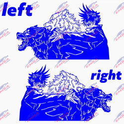 Large Anime Decal Graphic For Cars Sticker Decoration Side Hood Auto Parts Die Cutting Water Proof Vinyl Decals Accessories (ONLINE ORDER ONLY)