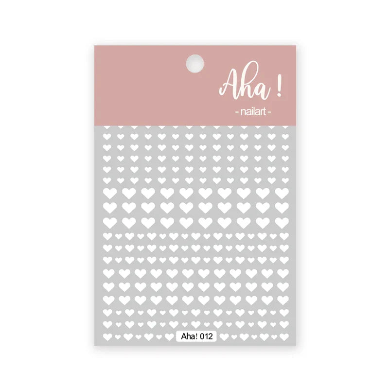 1pc Cute White Cloud Nail Stickers Ultra Thin Nail Art Stickers Self Adhesive Decals Star Moon/Flower/Clouds Kawaii Nail Decals (Online Order Only)