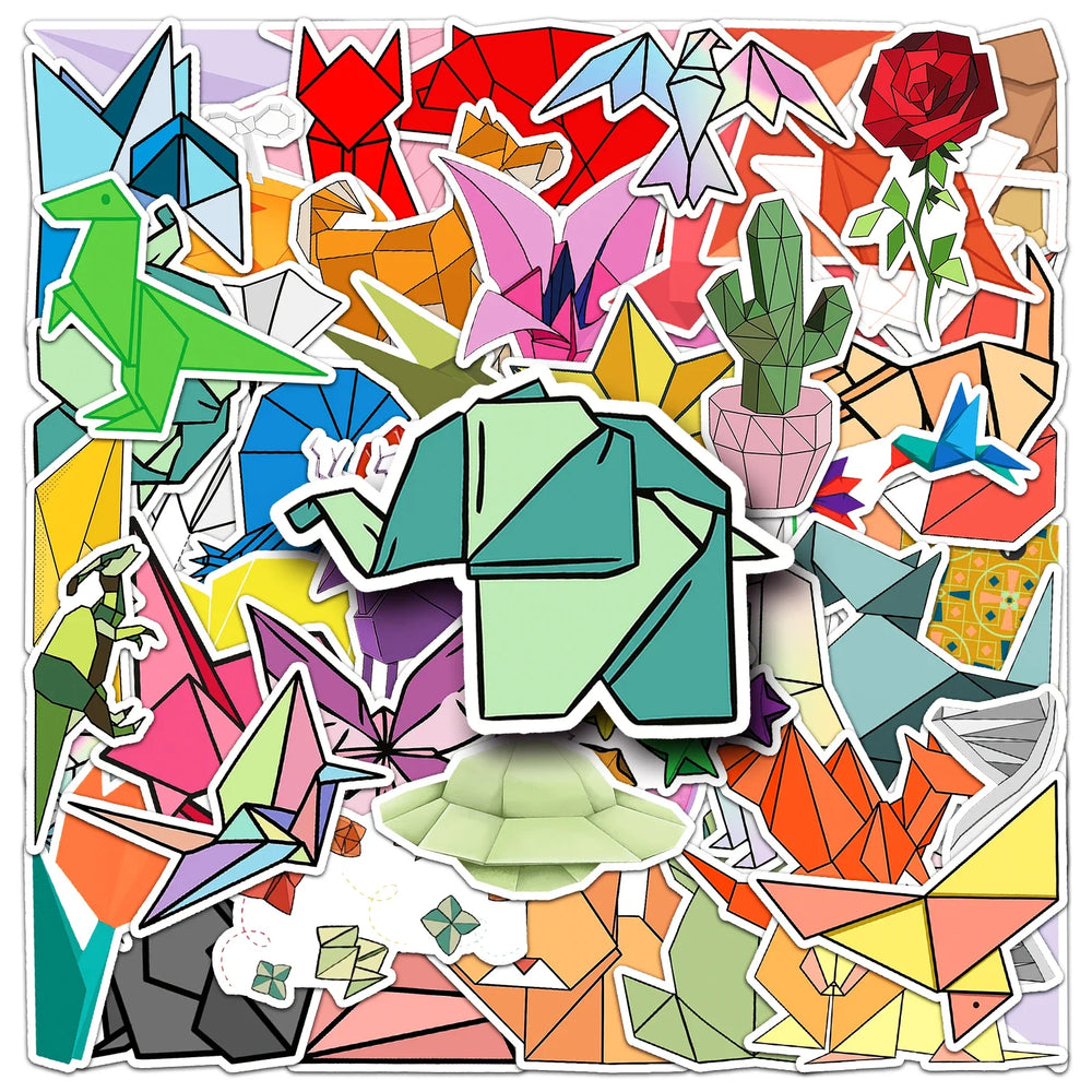 50-Piece DIY Cartoon Paper Folding Kit (ONLINE ORDER ONLY)