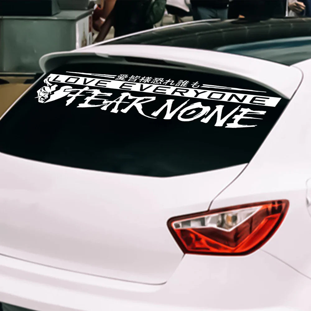 Love Everyone JDM Car Stickers for Drift Stance Anime Sticker Dream Build Escape After The File Glass Decoration Vinyl Decals (ONLINE ORDER ONLY)