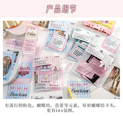 30Pcs Korean Ins Cute Girl Heart Scrapbooking Stickers Hand Account Idol Card Album DIY Phone Deco Material Stationery Sticker (ONLINE ORDER ONLY)