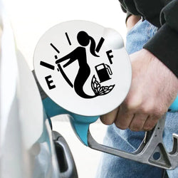 Mermaid Empty Full Gas Gauge Sticker for Car Fuel Tank Cap Door Decoration Automotive Supplies Waterproof Vinyl Decals (ONLINE ORDER ONLY)