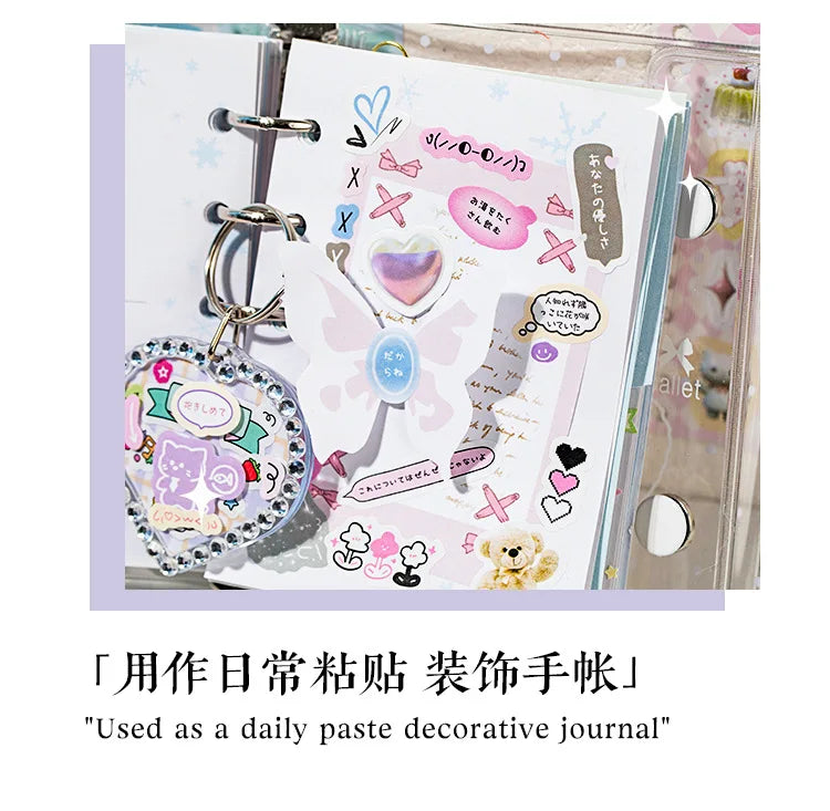 30sheets/piece Korean Ins Cute Collage Material Decorative Sticker Book Laptop Kpop Scrapbook Journal Kawaii Stickers Kids Gift (ONLINE ORDER ONLY)