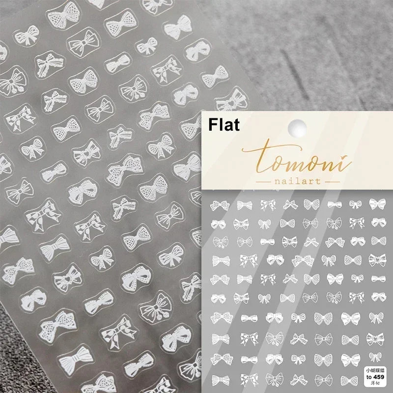 Dreamy Chic Butterfly Flower Bowknot Square Rhinestone Crystal 5D Self Adhesive Nail Art Stickers Fantasy Shiny Manicure Decals (ONLINE ORDER ONLY)
