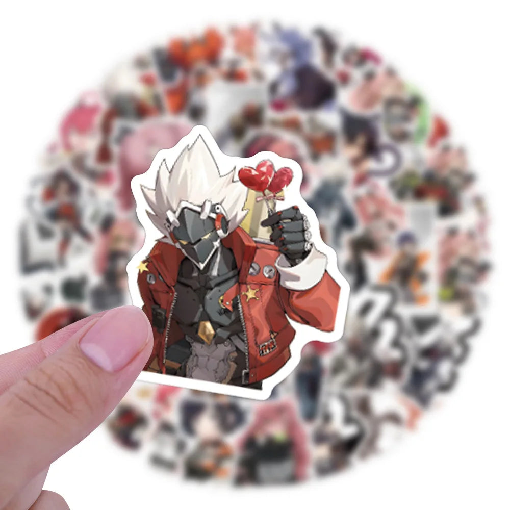 10/30/60PCS Zenless Zone Zero Stickers Game Sticker Cartoon Decals DIY Luggage Laptop Phone Car Bike Skateboard Graffiti Kid Toy (ONLINE ORDER ONLY)