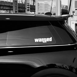 "Wanted"Stickers,funny and cool stickers For Cars, Trucks, Walls, Laptops, Windows, Motorcycles, Bumpers Or Crafts (ONLINE ORDER ONLY)