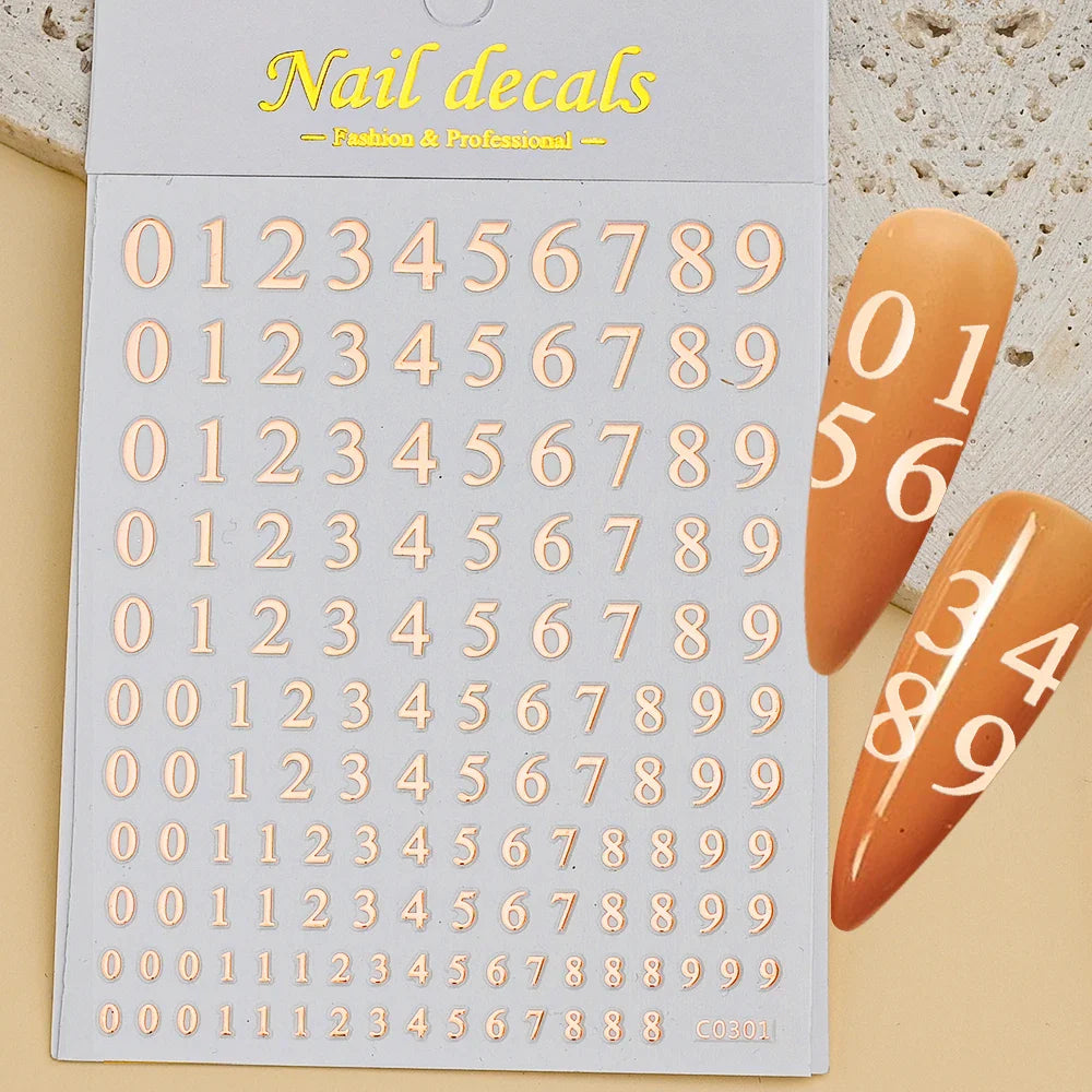 1Pc Laser Silver Gold Lines Stripe Nail Sticker Metal Strip Luxury Nails Slider Self Adhesive Slider Papers Transfer Stickers *& (Online Order Only)