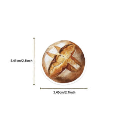 10/30/50PCS Cute Bread Life PVC Sticker Aesthetic Children's Decoration Scrapbooking Korean Stationery School Supplies for Kids (ONLINE ORDER ONLY)