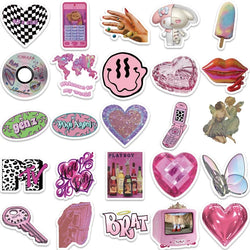 10/30/58PCS Girl Leopard Korean Stationery Sticker Aesthetic Children's PVC Decoration Scrapbooking School Supplies for Kids (ONLINE ORDER ONLY)