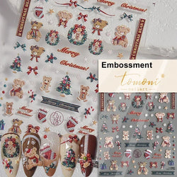 Cookies Chocolate Love Heart Flower Bowknot Rabbit Bunny Lace Bear Star Bouquet Rabbit Adhesive Nail Art Sticker Manicure Decal (ONLINE ORDER ONLY)