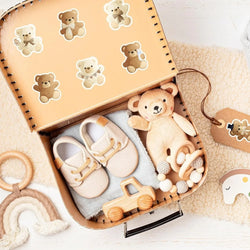 100-500pcs Cartoon Bear Animals Stickers Reward Stickers Decoration Gift Box Crafts Sticker Label Stationery (ONLINE ORDER ONLY)