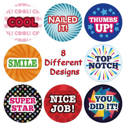 50-500pcs Reward Stickers Roll Kids Sticker Scrapbooking Star 25mm 3D Cartoon Multicolor Funny Toys For Children Stickers (Online Order Only)