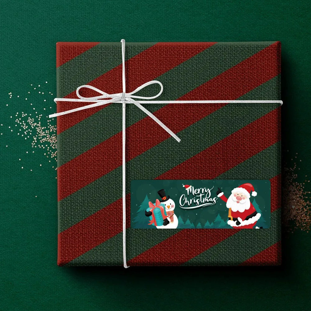 120pcs Christmas Snowman Adhesive Labels Stickers Gift Name Tags Merry Christmas Sticker Present Seal Decals Package Supplies (ONLINE ORDER ONLY)