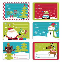 50-250Pcs Santa Claus Christmas Gift Decoration Sticker Packaging Stationery Sticker Happy Holidays Decoration Seal Label (ONLINE ORDER ONLY)