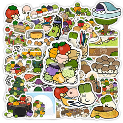 Cartoon Kawaii Vegetables Stickers Cute Aesthetic DIY Decals for Laptop Luggage Phone Kds Toy Scrapbook Notebook Waterproof (ONLINE ORDER ONLY)