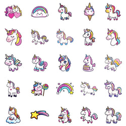 10/30/50PCS Kawaii Love Unicorn PVC Sticker Aesthetic DIY Korean Decoration Scrapbooking Hand Accounting Supplies for Kids (Online Order Only)