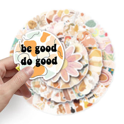 10/30/50/100PCS Art Bohemian Aesthetic Stickers Graffiti Ins Style Cartoon Decals DIY Decoration Fridge Guitar  Phone Laptop Toy (ONLINE ORDER ONLY)