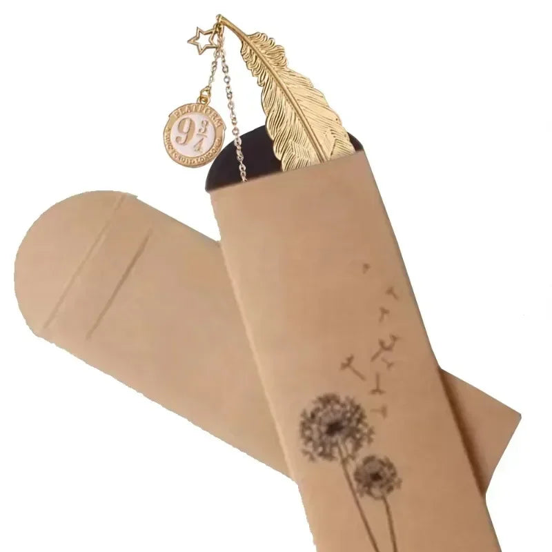 Harry Potter Gold Feather Bookmark - 13 Variants (ONLINE ORDER ONLY)
