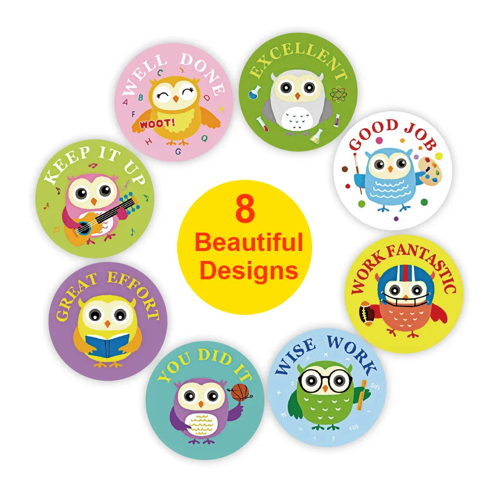100-500pcs Teacher Reward Stickers for Kids Children School Encouragement Students Stickers Games Toy Animals Stationery Labels (ONLINE ORDER ONLY)