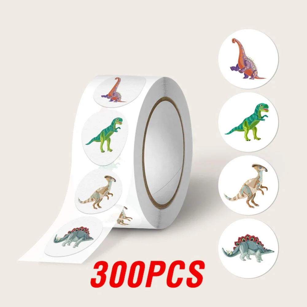 100-500pcs Cartoon Animal Reward Sticker Label Thank You Cute Game Sticker DIY Gift Sealing Label Decoration Supple (ONLINE ORDER ONLY)
