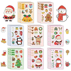 Cute Christmas Puzzle Stickers DIY Jigsaw Toy Craft (Online Order Only)