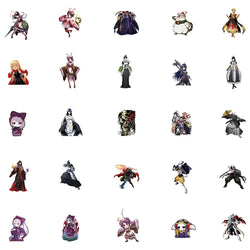 50Pcs Anime Overlord Stickers Momonga Albedo Sticker for Laptop Waterproof Graffiti Skateboard Sticker DIY Toy Motorcycle (ONLINE ORDER ONLY)