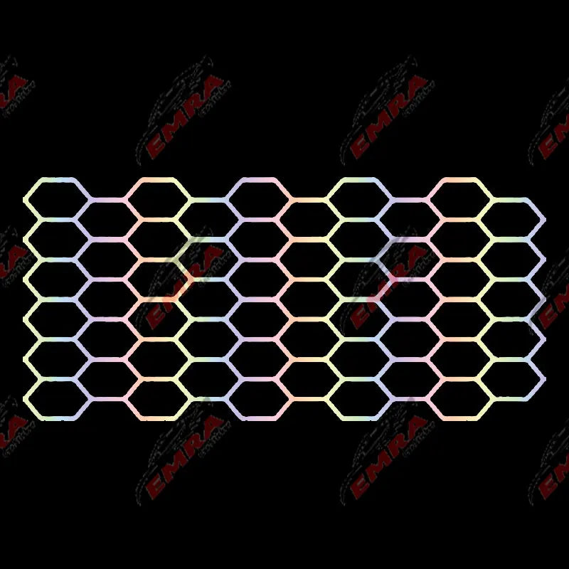 Honeycomb JDM Car Sticker External Accessories Sports Competition Style Decorative Die Cutting PVC Vinyl Decals Fits For Any Car (ONLINE ORDER ONLY)