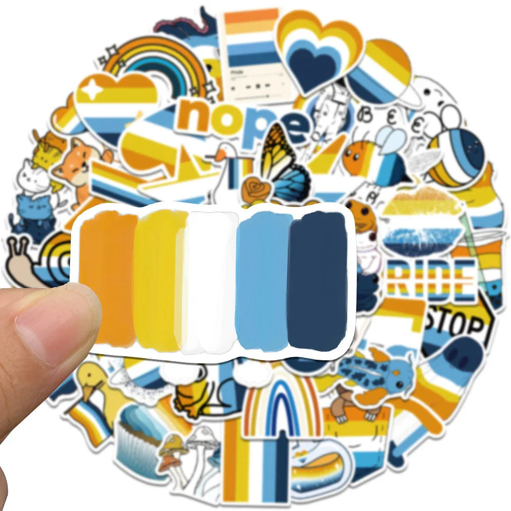 10/30/52PCS Aroace Pride LGBTQ Sticker Packs (ONLINE ORDER ONLY)