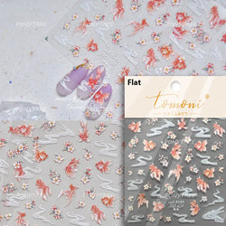 Deep Sea Animal Fish Shoal of Fish Whale Coral Dolphin Summer Beach Cute Jellyfish Bubble Bathyal Fauna Nail Art Stickers Decals (ONLINE ORDER ONLY)