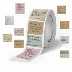 500pcs Motivational Bible Stickers Aesthetic Reward Decals for Laptop Luggage Scrapbook Notebook Phone Sealing Label Sticker (Online Order Only)