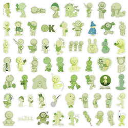 10/30/55PCS Smiski Stickers Cute Cartoon Image Decals Kids Toys Graffiti DIY Laptop Phone Guitar Car Bike Skateboard Decoration (ONLINE ORDER ONLY)