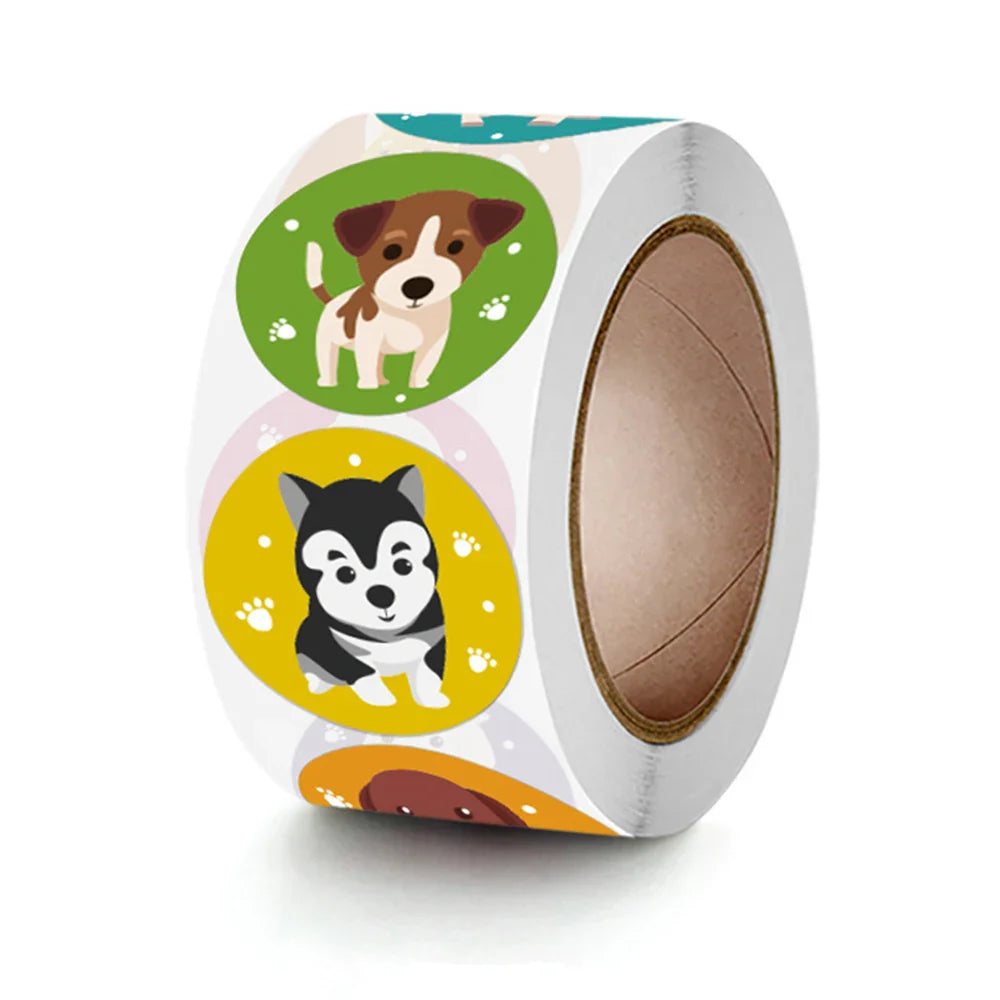 100-500pcs Cute Animals Stickers Labels Reward Stickers Motivational Stickers For Kids For School Reward Students Teachers (ONLINE ORDER ONLY)