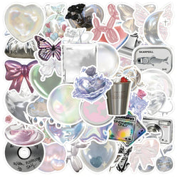 3D Cartoon Kawaii Stickers Pack - Cute Aesthetic Decals for Scrapbook, Phone, Laptop Decoration (Online Order Only)