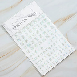 1Pc Laser Silver Gold Lines Stripe Nail Sticker Metal Strip Luxury Nails Slider Self Adhesive Slider Papers Transfer Stickers *& (Online Order Only)