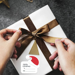 10pcs-50pcs Christmas Stickers Self-adhesive Seal Labels Christmas Tree Multi-use Merry Christmas Sticker Party Decoration (ONLINE ORDER ONLY)