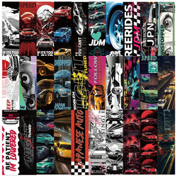JDM Racing Car Stickers Decals Waterproof 10/30pcs (Online Order Only)