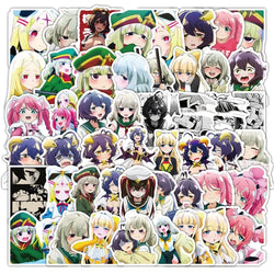 Magical Girls Stickers Pack for Laptop, Phone, Car, Scooter, Suitcase, Water Bottle, Stationery, Refrigerator Decoration (Online Order Only)