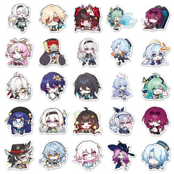 10/30/50PCS Honkai Star Rail Stickers Chibi Cartoon Sticker Cute Meme Decals Fridge Luggage Laptop Phone Guitar Bike Decoration (ONLINE ORDER ONLY)