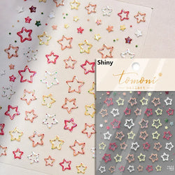 Dreamy Moon Star Cloud Butterfly Starrylight Rhinestone 5D Soft Embossed Relief Nail Art Sticker 3D Decal Decoration Manicure (ONLINE ORDER ONLY)