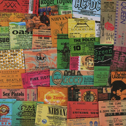 Rock Music Concert Ticket Sticker Packs (ONLINE ORDER ONLY)