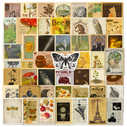Retro Graffiti Stickers for DIY Notebook Guitar Laptop Phone Water Bottle Luggage (ONLINE ORDER ONLY)