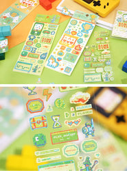 1pc Cute Pixel Candy Series Decorative Stickers Planner Journal Collage DIY idol card Material Sticker Kawaii Korean Stationery (ONLINE ORDER ONLY)